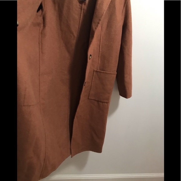 NWT Free People XS brown trench coat XS - Picture 11 of 16